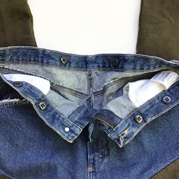 Wrangler ProGear Jeans Upland Pant Mens 38x32 Blue Cotton Denim Action Gusset - Picture 5 of 10